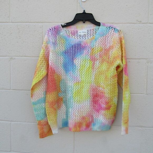 Love + Harmony Ombre Tie-Dye Rainbow Sweater - Picture 2 of 5